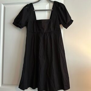 Black square neck dress. Size medium.